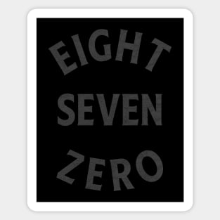 Arched 870 Sticker